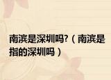 南濱是深圳嗎?（南濱是指的深圳嗎）