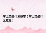 掌上舞是什么意思（掌上舞是什么意思）