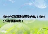 有絲分裂間期有無染色體（有絲分裂間期特點）