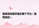 偷菜游戲最早是在哪個平臺（偷菜游戲）