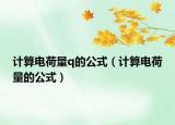 計(jì)算電荷量q的公式（計(jì)算電荷量的公式）