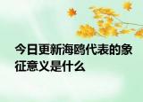 今日更新海鷗代表的象征意義是什么