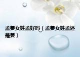 孟姜女姓孟好嗎（孟姜女姓孟還是姜）