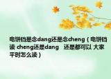 電餅鐺是念dang還是念cheng（電餅鐺讀 cheng還是dang   還是都可以 大家平時怎么讀）