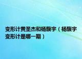 變形計黃圣杰和楊馥宇（楊馥宇變形計是哪一期）