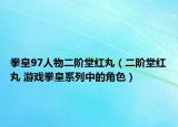 拳皇97人物二階堂紅丸（二階堂紅丸 游戲拳皇系列中的角色）