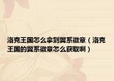 洛克王國(guó)怎么拿到翼系徽章（洛克王國(guó)的翼系徽章怎么獲取啊）
