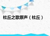杜丘之歌原聲（杜丘）