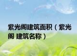 紫光閣建筑面積（紫光閣 建筑名稱）