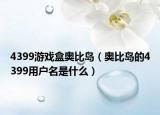 4399游戲盒奧比島（奧比島的4399用戶名是什么）
