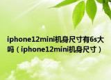 iphone12mini機(jī)身尺寸有6s大嗎（iphone12mini機(jī)身尺寸）