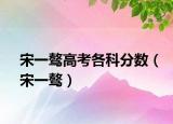 宋一驁高考各科分?jǐn)?shù)（宋一驁）