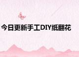 今日更新手工DIY紙翻花