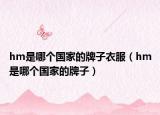 hm是哪個國家的牌子衣服（hm是哪個國家的牌子）