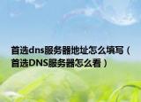 首選dns服務(wù)器地址怎么填寫（首選DNS服務(wù)器怎么看）
