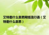 艾特是什么意思網(wǎng)絡(luò)流行語(yǔ)（艾特是什么意思）