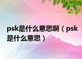 psk是什么意思?。╬sk是什么意思）