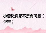 小獸微商是不是有問題（小獸）