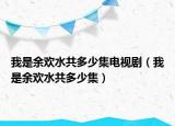 我是余歡水共多少集電視?。ㄎ沂怯鄽g水共多少集）