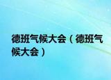 德班氣候大會（德班氣候大會）