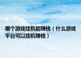 哪個游戲掛機能賺錢（什么游戲平臺可以掛機賺錢）