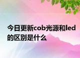 今日更新cob光源和led的區(qū)別是什么