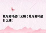 托尼老師是什么梗（托尼老師是什么梗）