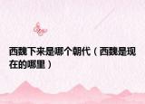 西魏下來是哪個朝代（西魏是現(xiàn)在的哪里）