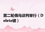第二輪俄烏談判舉行（Delete鍵）
