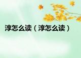 淳怎么讀（淳怎么讀）