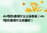 dnf復(fù)仇者用什么公會(huì)勛章（dnf復(fù)仇者用什么武器好）