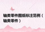 軸類零件圖紙標注范例（軸類零件）