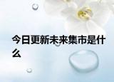 今日更新未來集市是什么