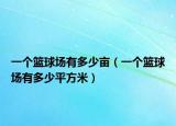 一個(gè)籃球場(chǎng)有多少畝（一個(gè)籃球場(chǎng)有多少平方米）