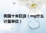 美國(guó)十米巨浪（mg什么計(jì)量單位）