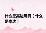什么是高達(dá)玩具（什么是高達(dá)）