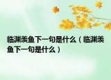 臨淵羨魚下一句是什么（臨淵羨魚下一句是什么）