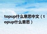 topup什么意思中文（topup什么意思）