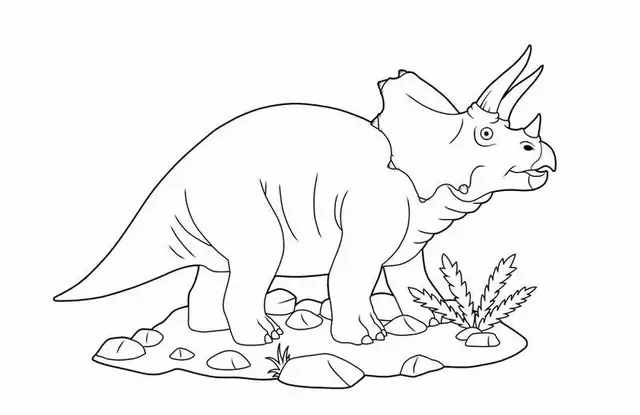 孩子想畫畫，你不會教？快把這9種恐龍白描線稿讓他畫，簡單易學