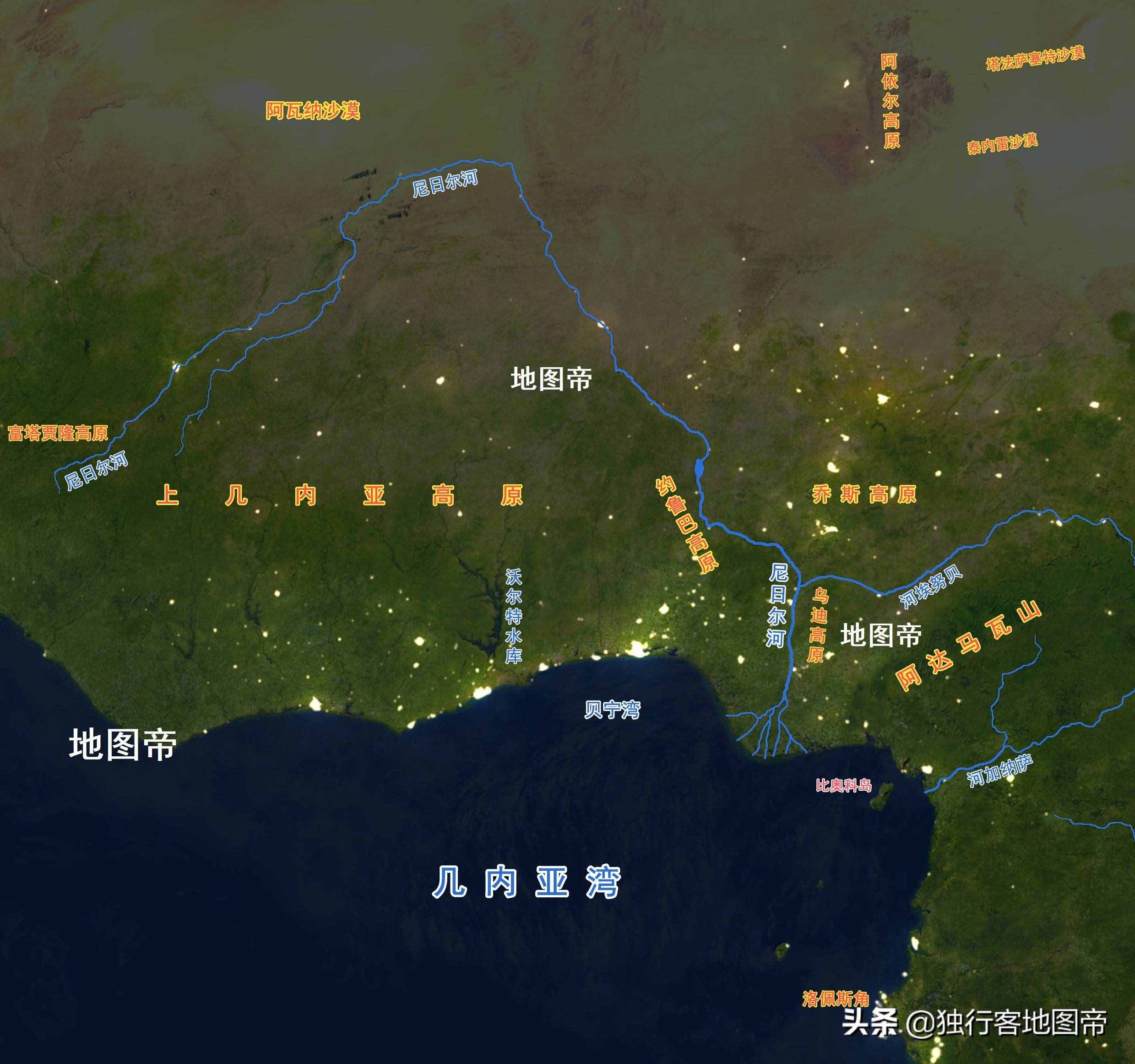 當(dāng)年英國殖民地，尼日利亞人口2億，在非洲哪里？