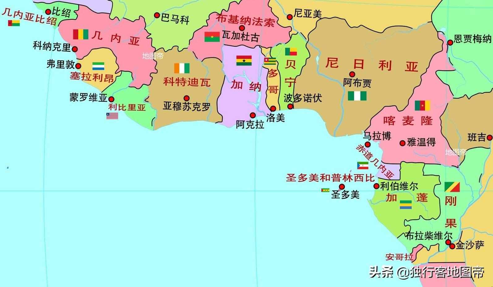 當(dāng)年英國殖民地，尼日利亞人口2億，在非洲哪里？