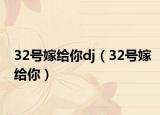 32號嫁給你dj（32號嫁給你）