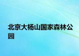 北京大楊山國家森林公園
