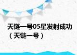 天鏈一號(hào)05星發(fā)射成功（天鏈一號(hào)）