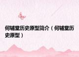 何輔堂歷史原型簡(jiǎn)介（何輔堂歷史原型）