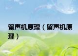 留聲機(jī)原理（留聲機(jī)原理）