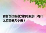 有什么校園暴力的電視?。ㄓ惺裁葱@暴力小說）
