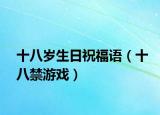 十八歲生日祝福語（十八禁游戲）
