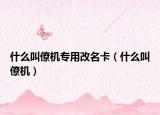 什么叫僚機專用改名卡（什么叫僚機）