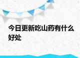今日更新吃山藥有什么好處